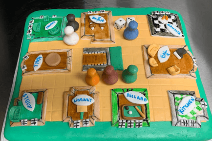 Gâteau unique, création d'un pâtissier