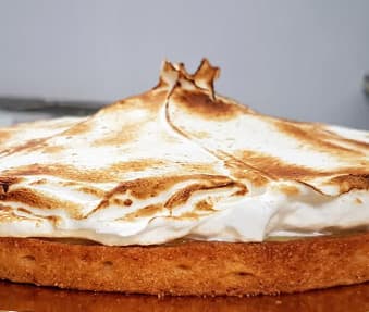 Gâteau au citron meringué allégé en sucre