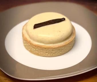 Pâtisserie vanille en tartelette, création unique